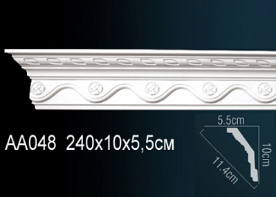 AA048 карниз с орнаментом Perfect Decor