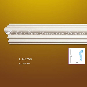 Молдинг гладкий ET-8759 Lih Haur