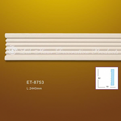 Молдинг гладкий ET-8753 Lih Haur