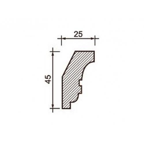 Карниз Кт-12 (45х25мм)