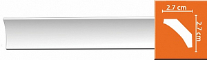 96008 плинтус Decomaster (27х27х2400 мм.)