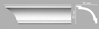 96262 плинтус Decomaster (85х96х2400мм)
