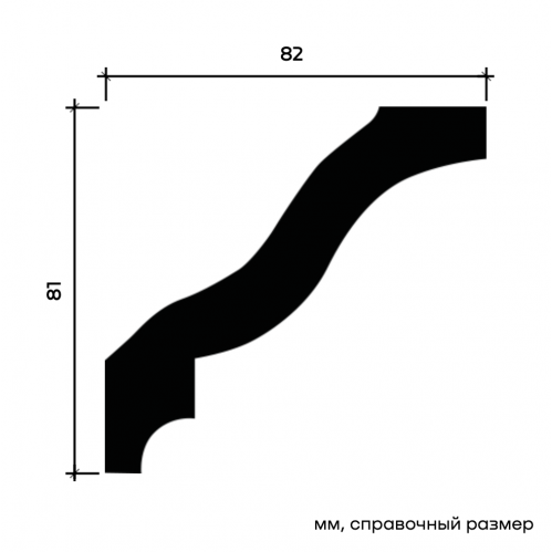1.50.144F Карниз Европласт гибкий