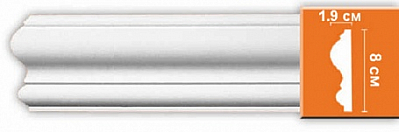 97617F гибкий молдинг Decomaster (80*19*2400)