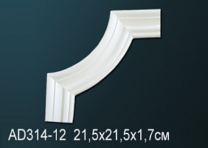 AD314-12 угловой элемент Perfect Decor